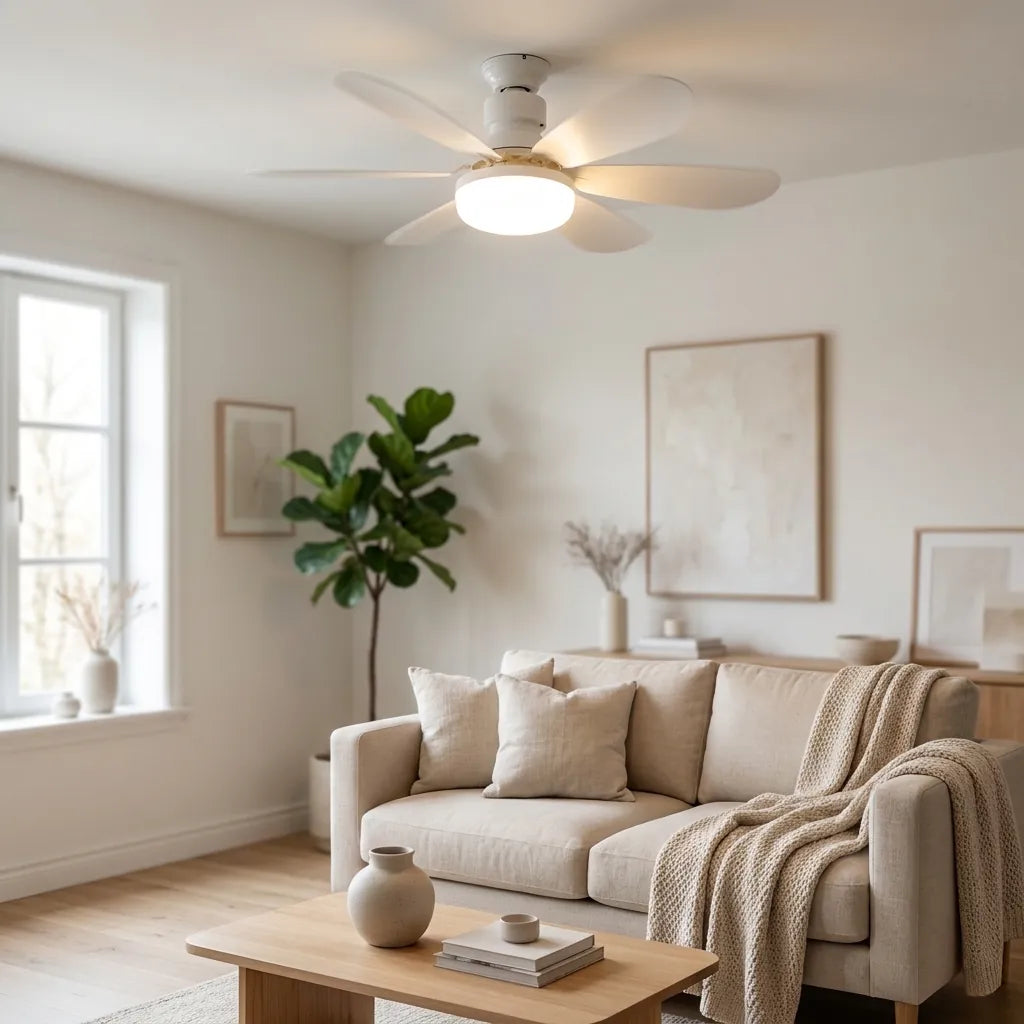 Ventilateur de Plafond – 2-en-1 Lumière & Ventilation